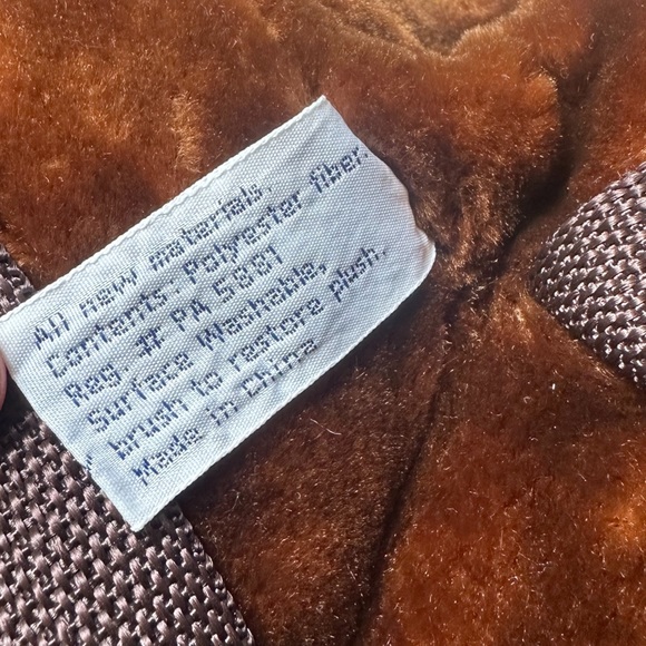 Kids Vintage 90’s Curious George Monkey Stuffed Animal Backpack Hand Puppet - Picture 13 of 14